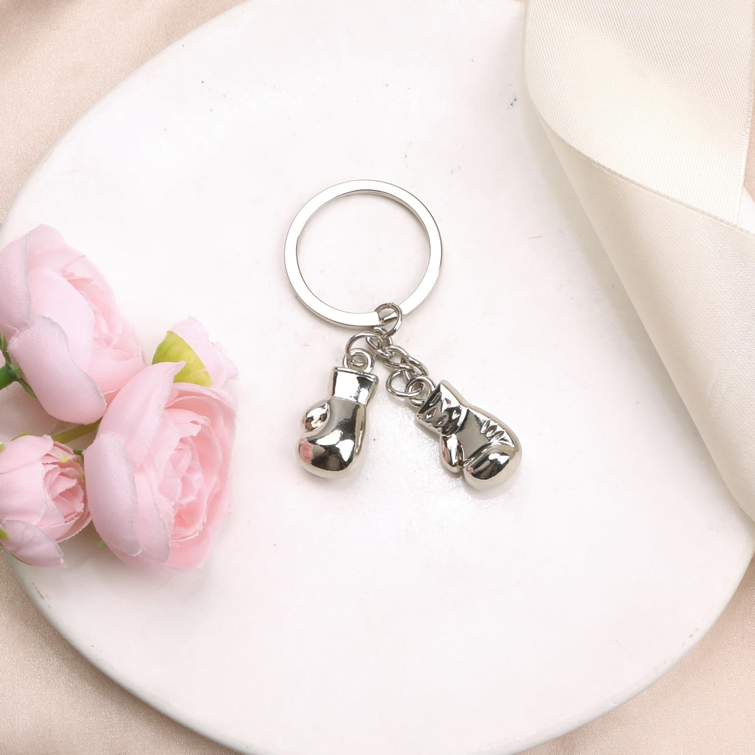 Boxing Gloves Keyring, Keychain for Fitness Lovers, Birthday Surprise, Gift for Sports Lovers, Gift for Men and Women