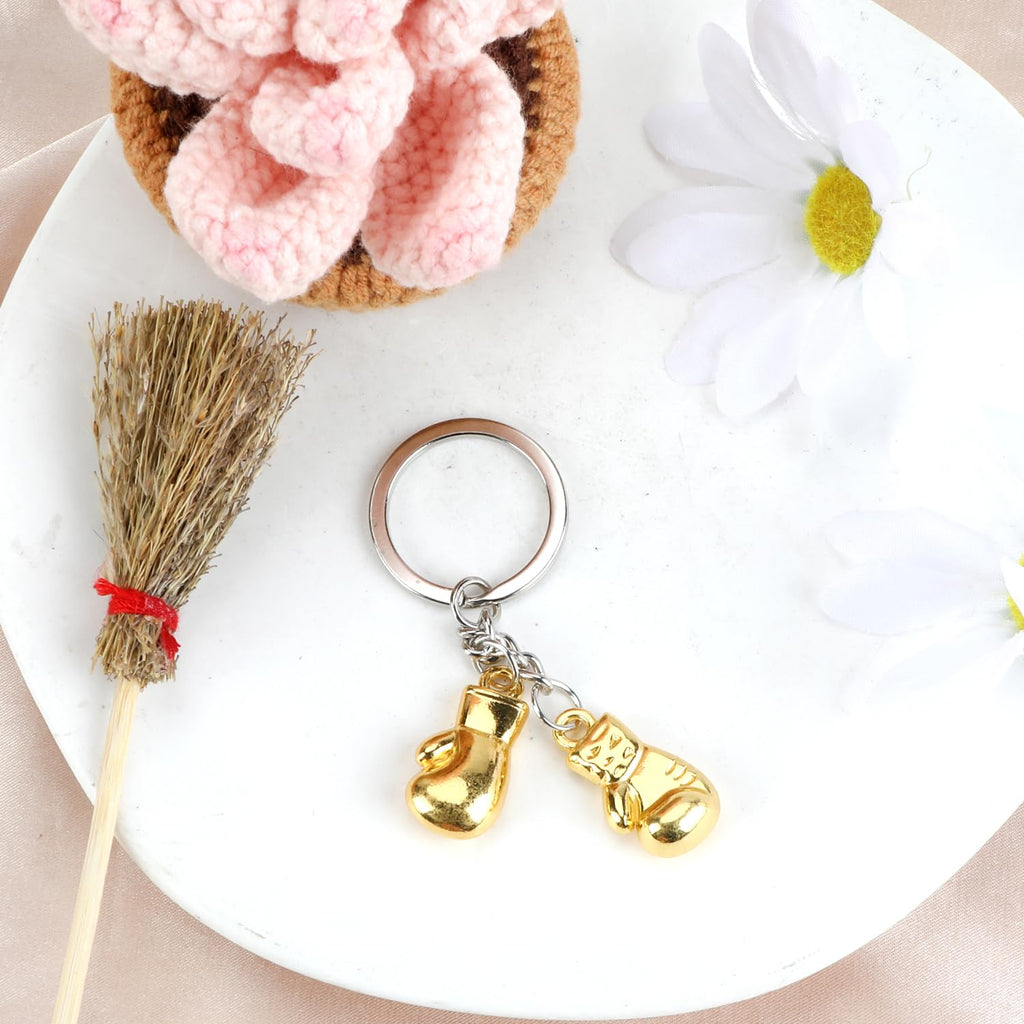 Boxing Gloves Keyring, Keychain for Fitness Lovers, Birthday Surprise, Gift for Sports Lovers, Gift for Men and Women