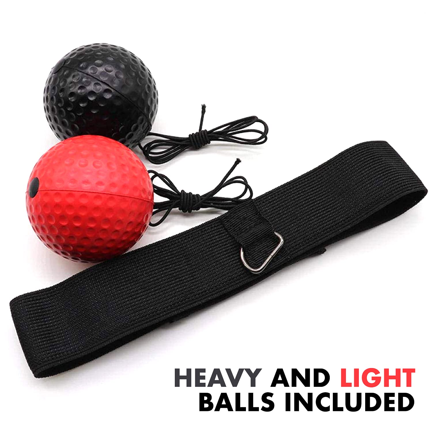 KAYMAN Boxing Reflex Ball – Headband Attached MMA Punch Training Ball, Speed & Reaction Fitness Equipment for Martial Arts, Combat Sports & Gym Exercise – Suitable for Adults & Children