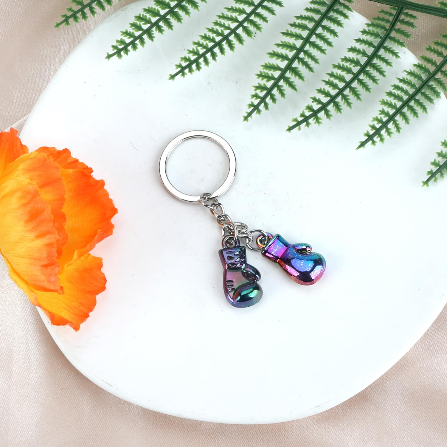 Boxing Gloves Keyring, Keychain for Fitness Lovers, Birthday Surprise, Gift for Sports Lovers, Gift for Men and Women