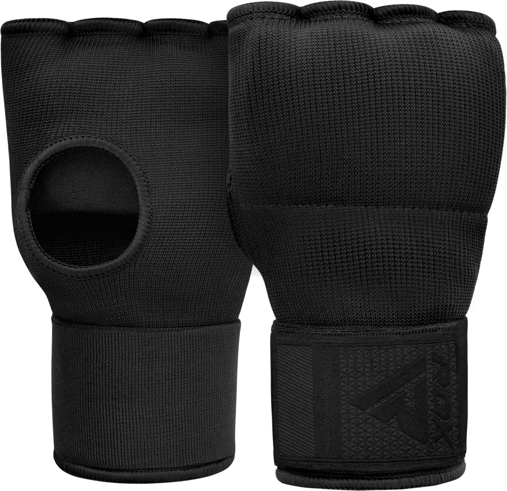 RDX Gel Boxing Hand Wraps Inner Gloves for Men Women, Quick 100cm Long Wrist Straps, Elasticated Padded Fist Hand Protection, Adults Kids, Muay Thai MMA Martial Arts Training Under Mitt Bandages